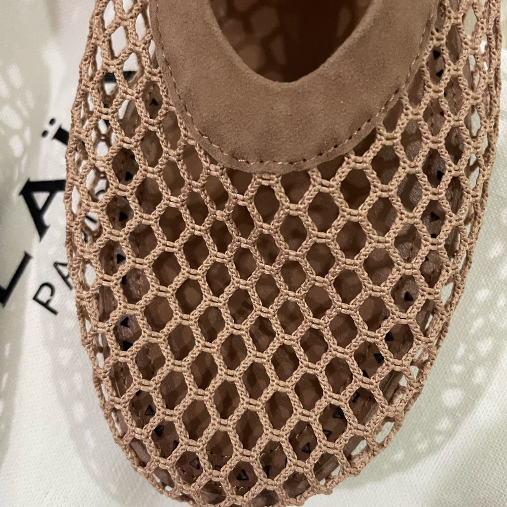 ALAIA Nude Mesh Mary Jane Flats - Picture 5 of 15
